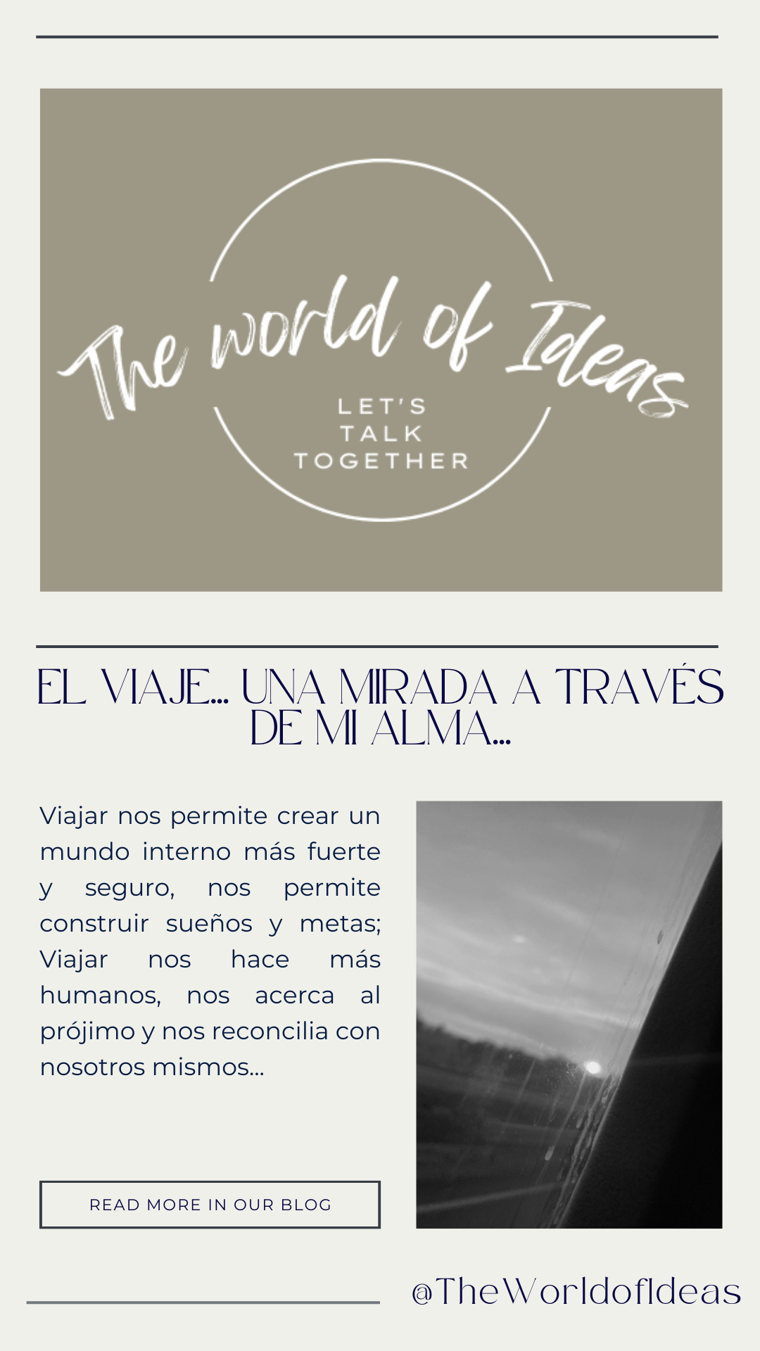 El Viaje… Una Mirada a Través de Mi Alma…